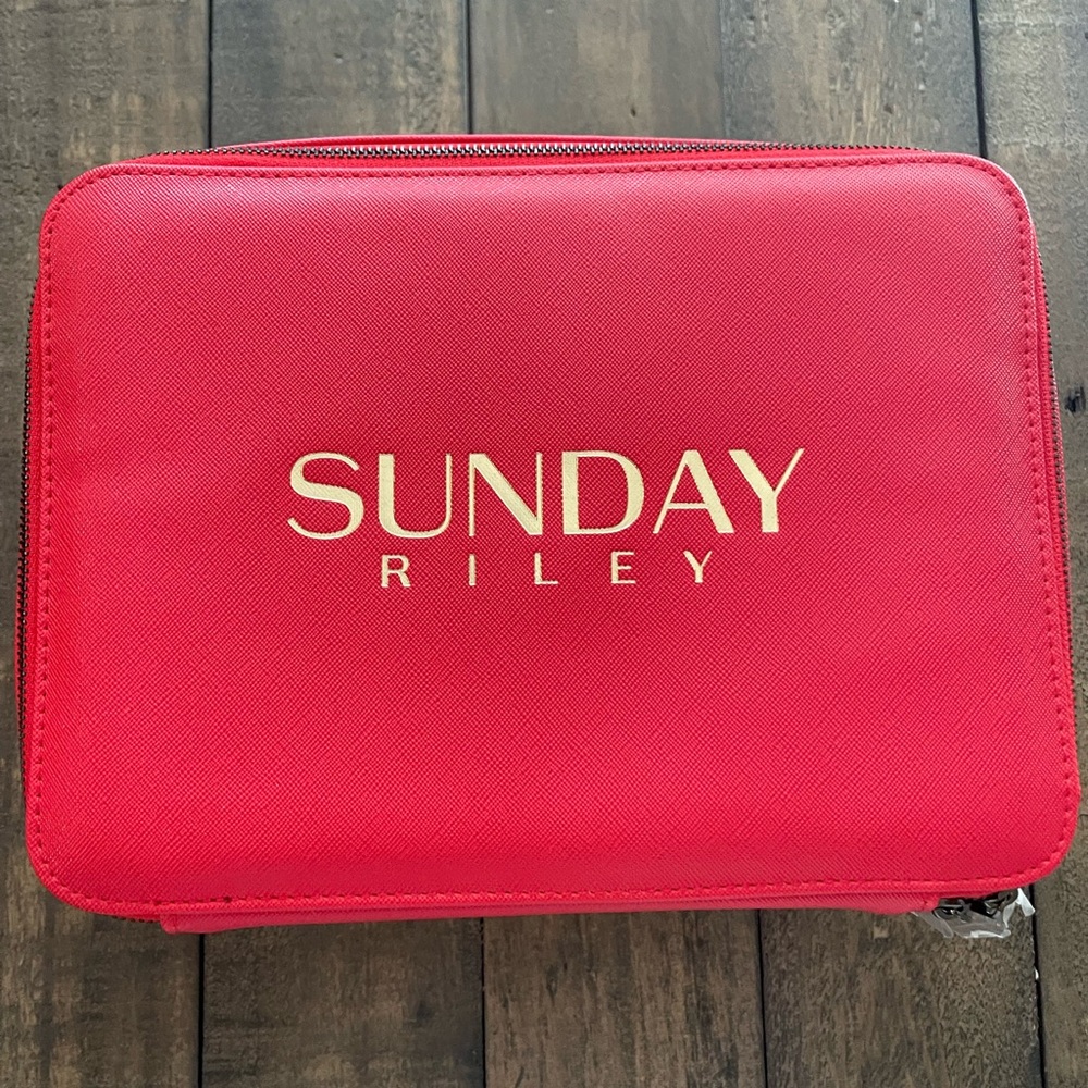 Sunday Riley Red Cosmetic Case